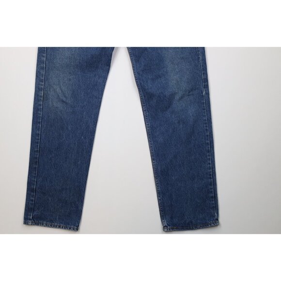 Vtg 90s Levis 505xx Mens 36x32 Distressed Regular Straight Leg Jeans Blue USA - Picture 4 of 16